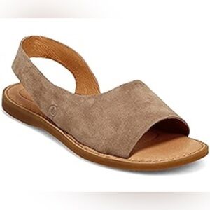 BORN Women's Tan Leather Inlet Sandal Size 10